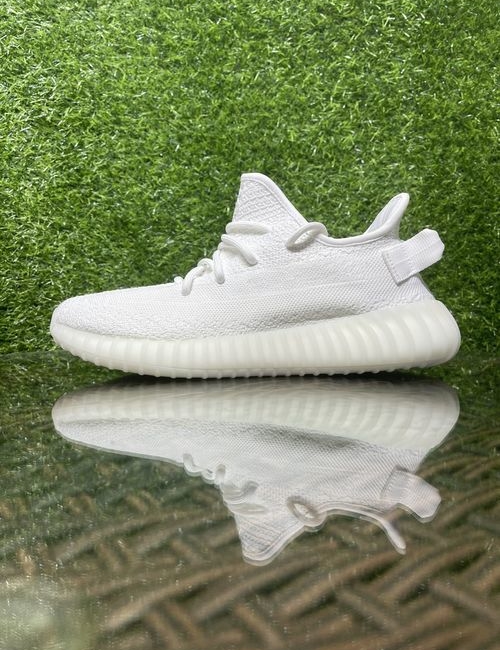 Adidas Yeezy Boost 350 V2 White Knit Sneakers