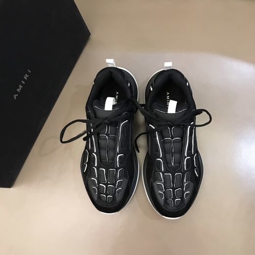 Ami Skeletal Sneakers With High-Density Mesh