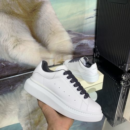 McQueen Silk Leather, Breathable Lining, High-Quality Shoes