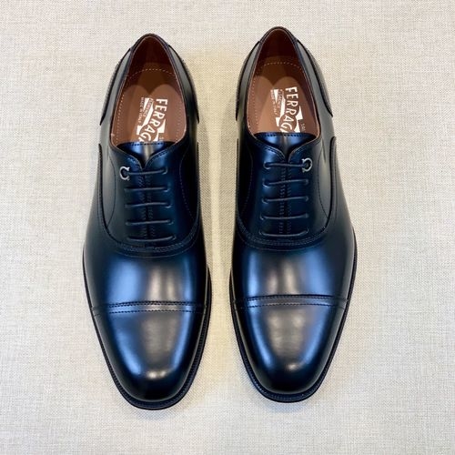 Ferragamo Formal Leather Shoes With Buckle