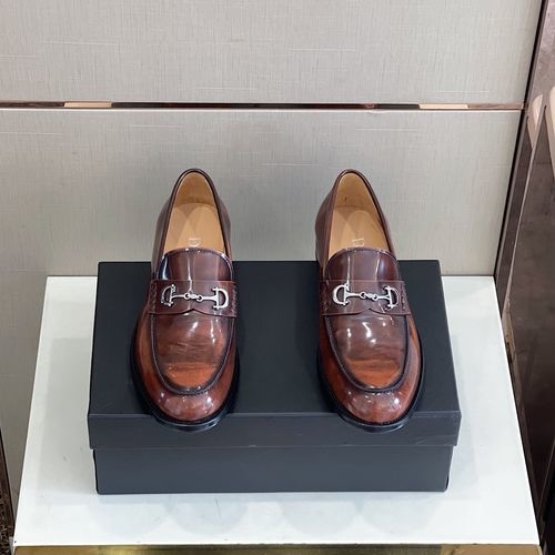 Christian Dior CD Sophisticated Loafers With Metal Buckle And Leather Sole
