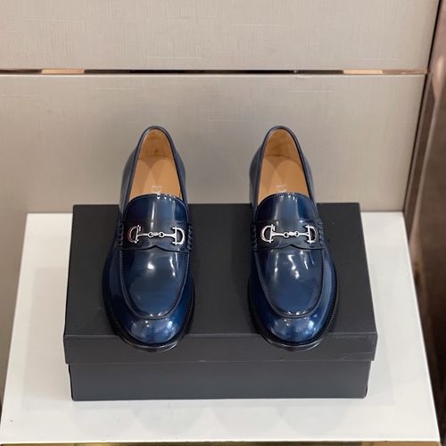 Christian Dior CD Sophisticated Loafers With Metal Buckle And Leather Sole