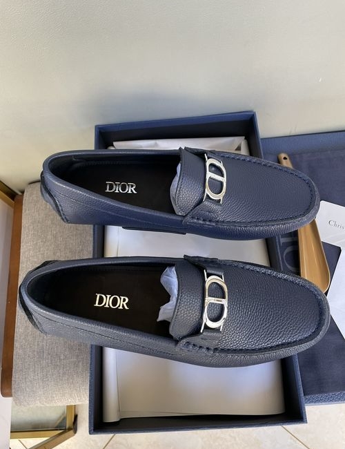 Christian Dior CD Pure Hand-Stitched Driving Loafers, Exquisite Details
