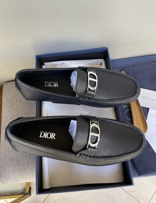Christian Dior CD Pure Hand-Stitched Driving Loafers, Exquisite Details