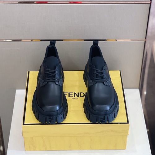 Fendi Force Lace-up Shoes With FF Details
