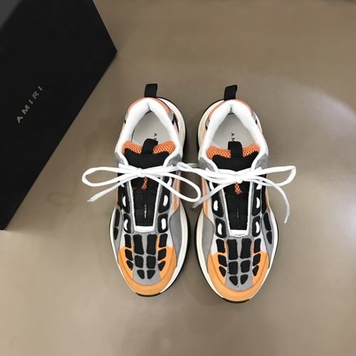 Ami Skeletal Sneakers With High-Density Mesh