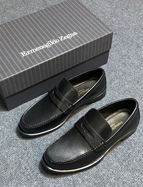 Zegna Calfskin Lining Comfortable Sole Shoes