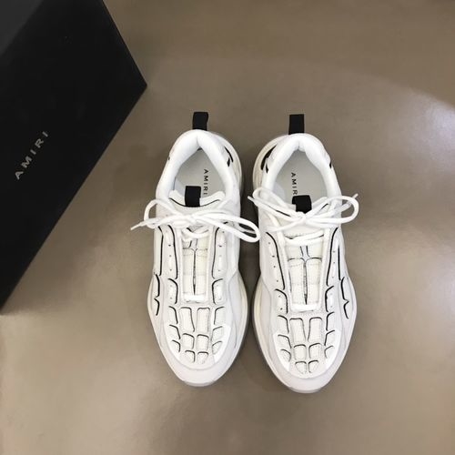 Ami Skeletal Sneakers With High-Density Mesh