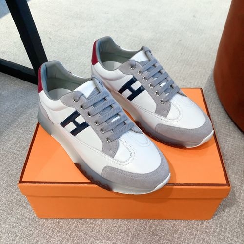 Hermes Knit Upper Casual Shoes Durable Outsole
