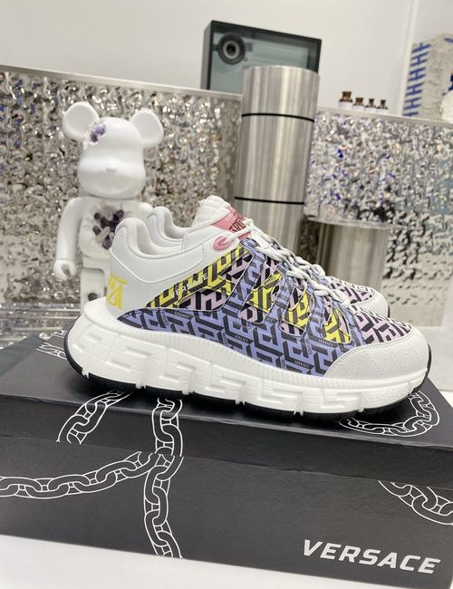 Versace Premium Leather Casual Chunky Sneakers