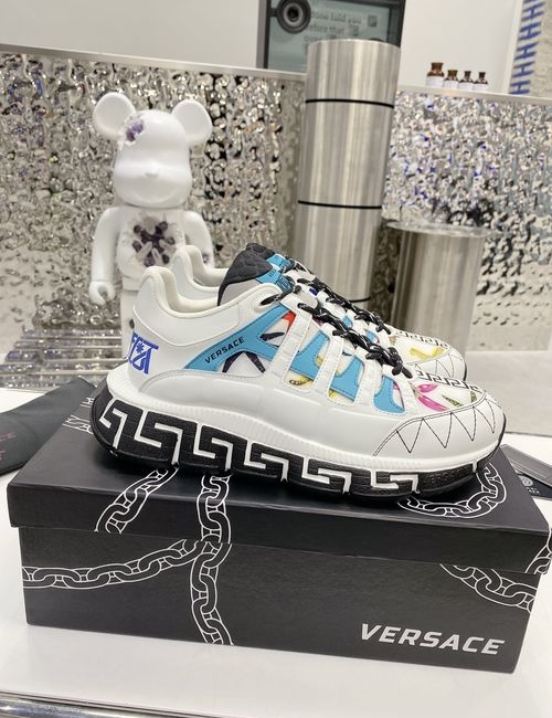 Versace Premium Leather Casual Chunky Sneakers