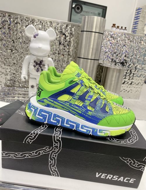 Versace Premium Leather Casual Chunky Sneakers