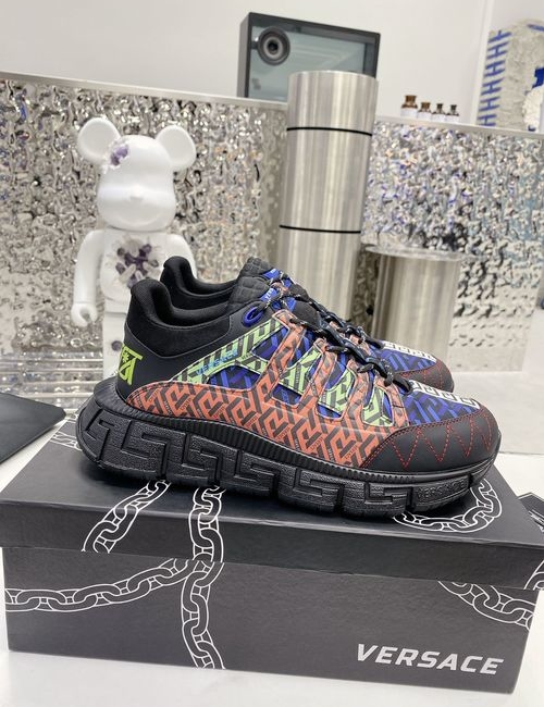 Versace Premium Leather Casual Chunky Sneakers