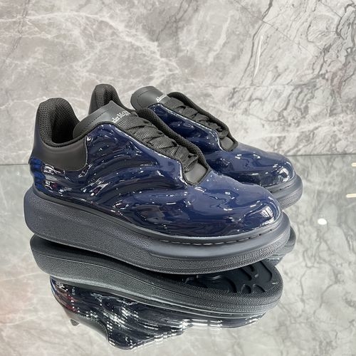 McQueen New Printed Craft Leather Sneakers