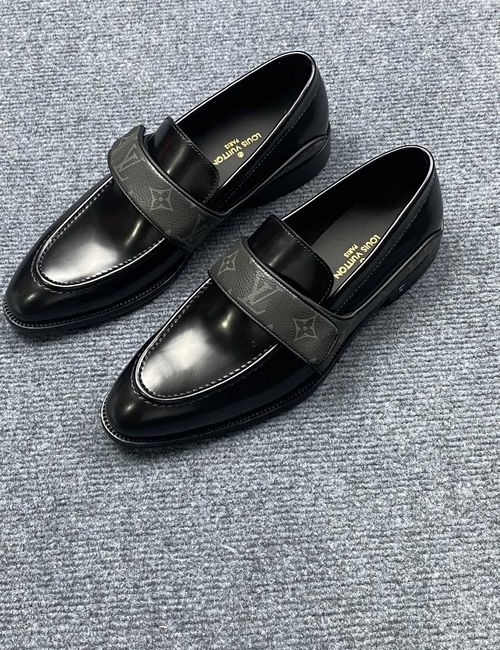 Louis Vuitton LV LUXEMBOURG SAMOTHRACE Leather Shoes, Full Set