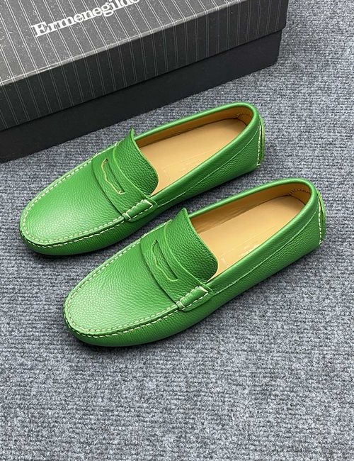 Zegna Genuine Cowhide Lining Comfortable Sole Shoes