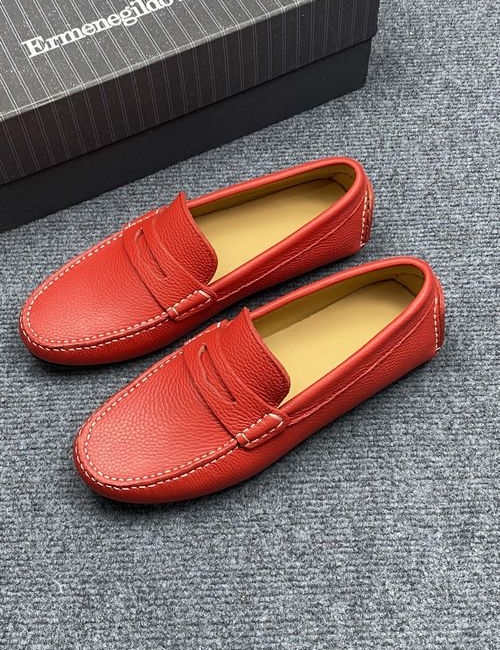 Zegna Genuine Cowhide Lining Comfortable Sole Shoes