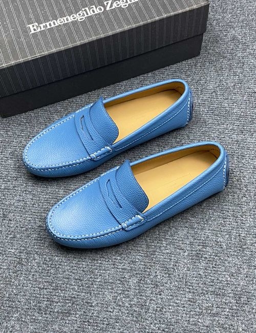 Zegna Genuine Cowhide Lining Comfortable Sole Shoes