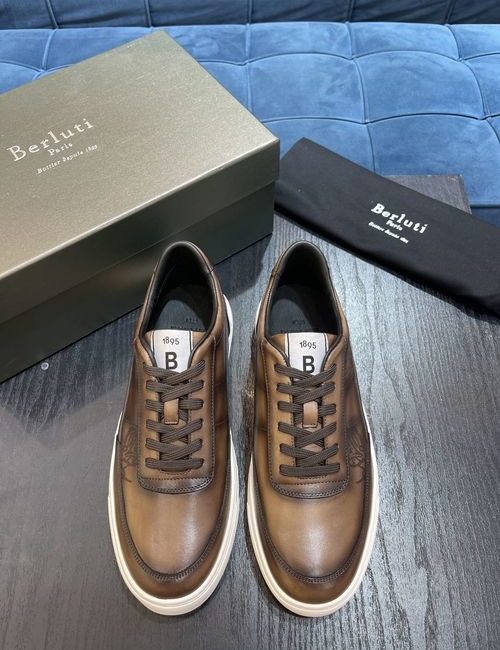 Berluti Hand-colored Leather Sneakers