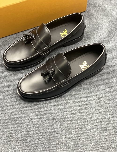 Louis Vuitton LV LUXEMBOURG SAMOTHRACE Leather Shoes, Full Set