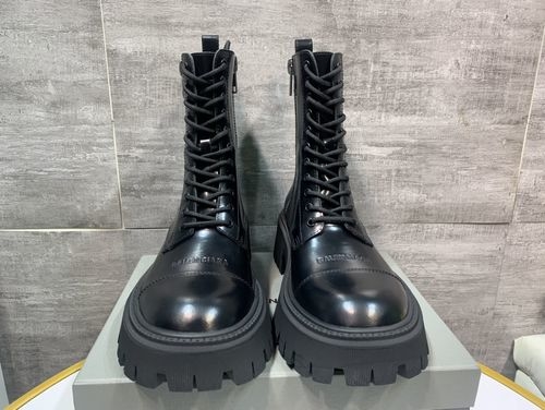Balenciaga Lace-up Ankle Martin Boots