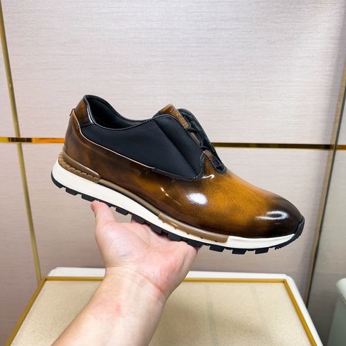 Berluti Patina Dyed Leather Casual Shoes