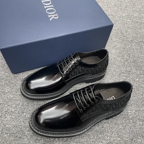 Christian Dior CD Explorer Derby Leather Shoes