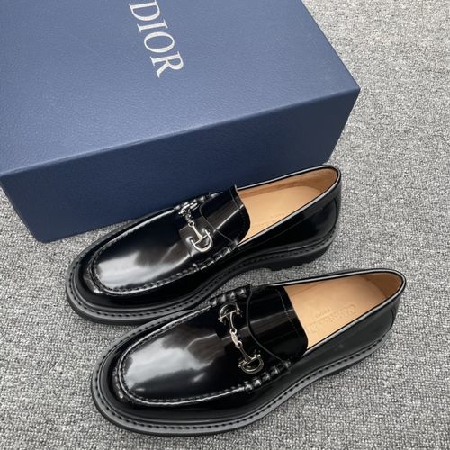 Christian Dior CD Explorer Derby Leather Shoes