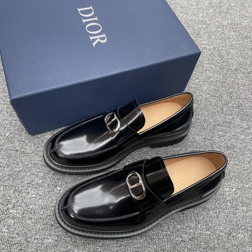 Christian Dior CD Explorer Derby Leather Shoes
