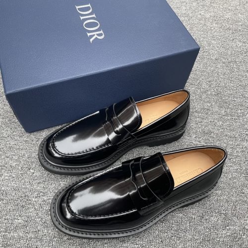 Christian Dior CD Explorer Derby Leather Shoes