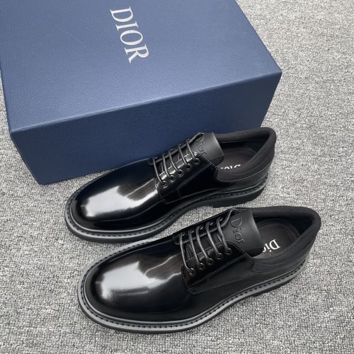 Christian Dior CD Explorer Derby Leather Shoes