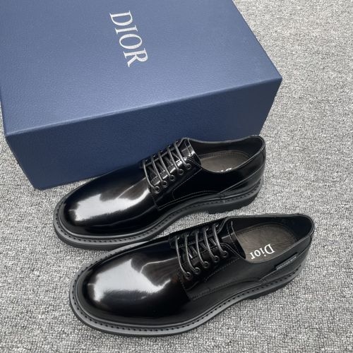 Christian Dior CD Explorer Derby Leather Shoes