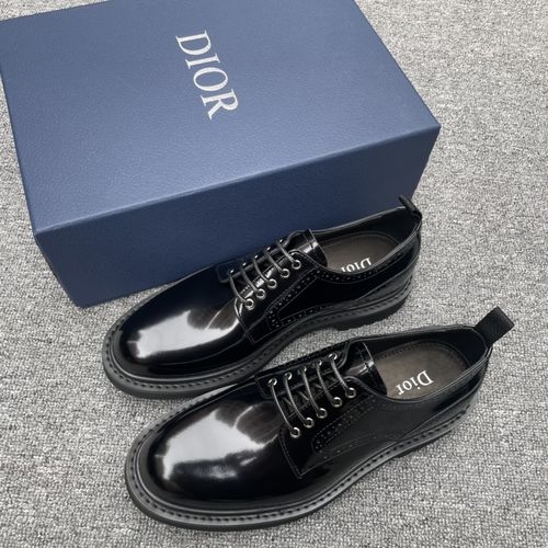 Christian Dior CD Explorer Derby Leather Shoes