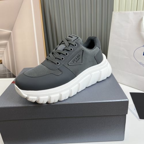 Prada Cowhide Fabric Sneakers