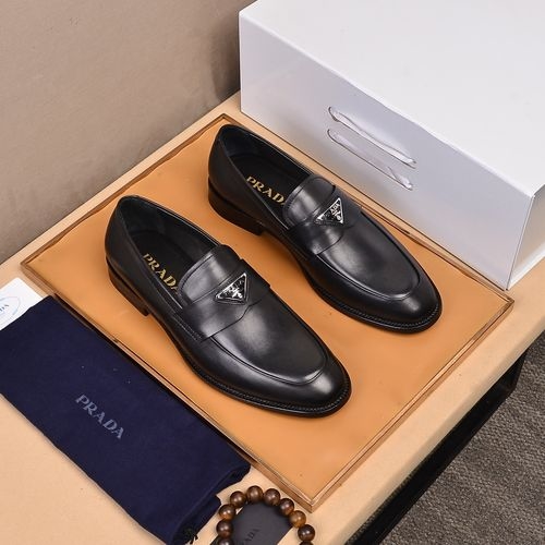 Prada Goodyear Leather Dress Shoes Premium Craft