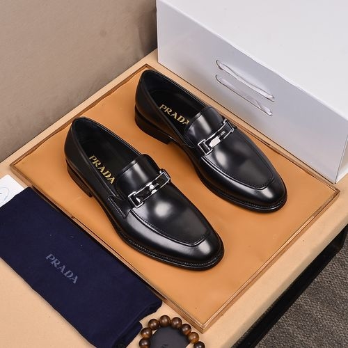 Prada Goodyear Leather Dress Shoes Premium Craft