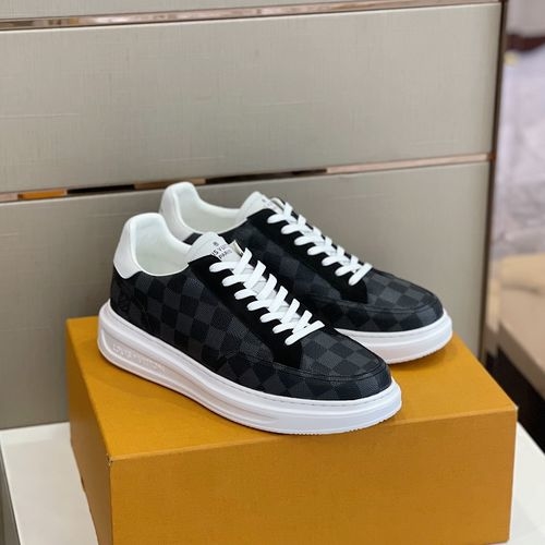 Louis Vuitton LV Beverly Hills Damier Leather Sneakers