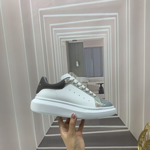 McQueen Floral Leather, Ultra-Soft Lining, Top Version Shoes
