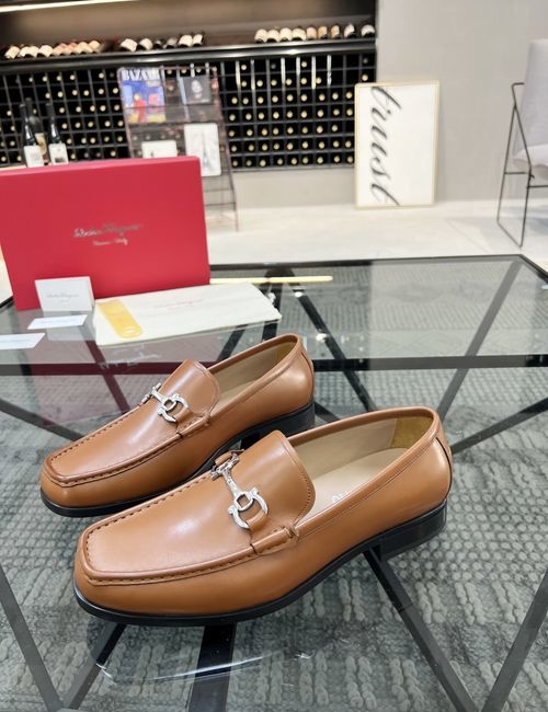 Ferragamo Premium Leather Dress Loafers