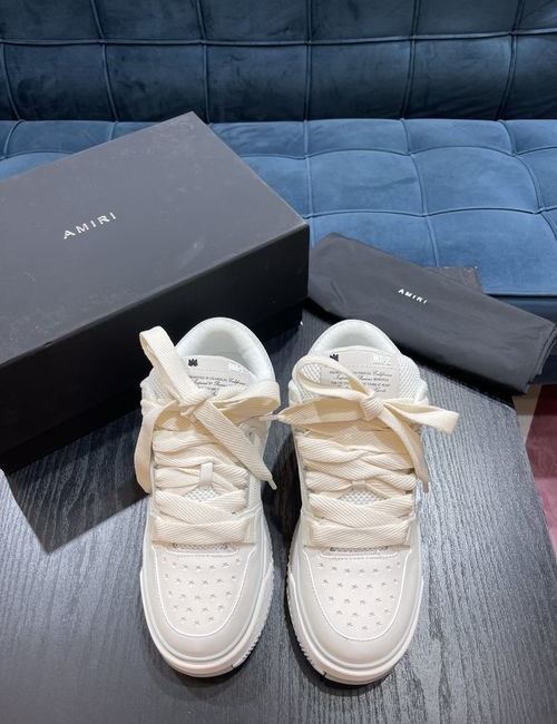 Ami MA-1 Skate Shoes With Perforated Star Details
