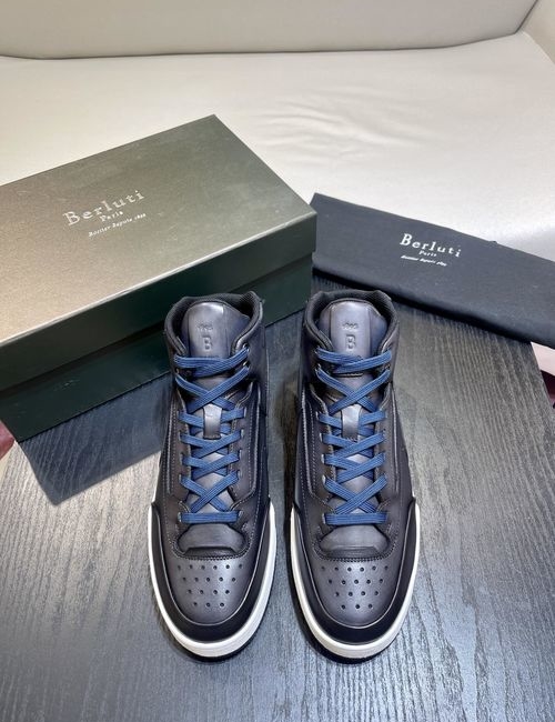 Berluti Play Off Leather Sneakers