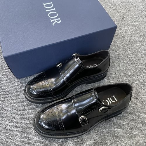 Christian Dior CD Explorer Derby Leather Shoes