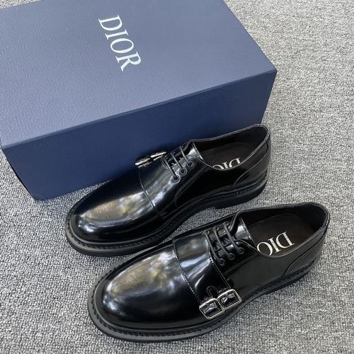Christian Dior CD Explorer Derby Leather Shoes