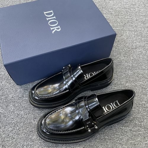 Christian Dior CD Explorer Derby Leather Shoes