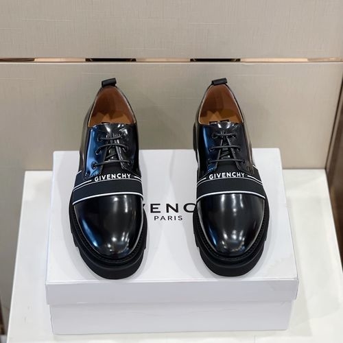 Givenchy Thick Sole Loafer Leather Shoes With Cowhide