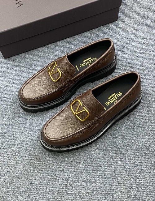 Valentino Cowhide Loafers With Foam Soles