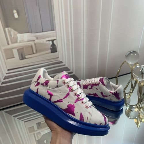 McQueen Premium Suede Casual Couple Shoes