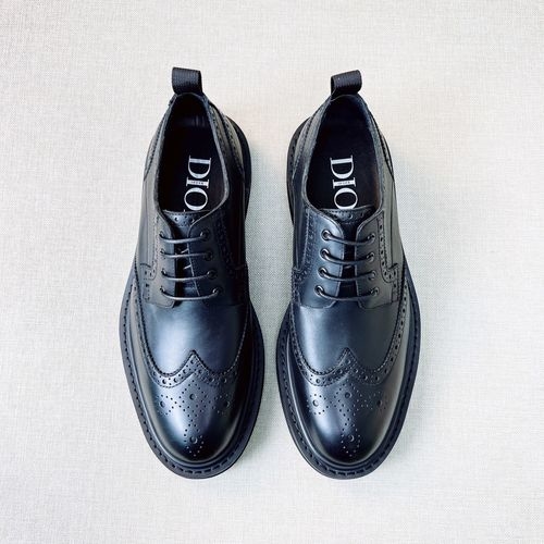 Christian Dior CD Formal Leather Shoes Pure Leather Lining