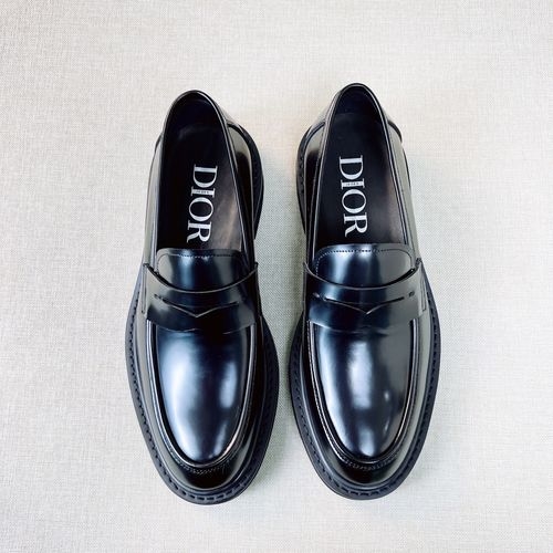 Christian Dior CD Formal Leather Shoes Pure Leather Lining