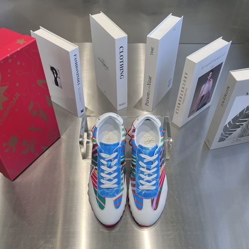 Christian Louboutin White Sole Shark Bottom Shoes